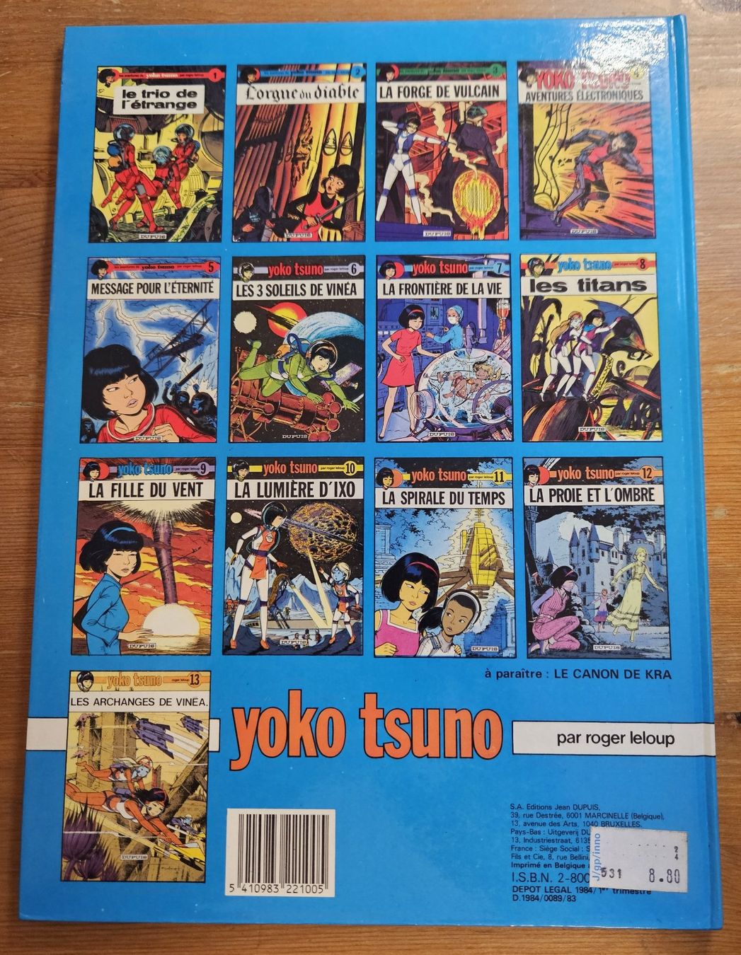 Comics: Yoko Tsuno N 14 E.O. (T.B.E.)   Le feu de Wotan – Gebraucht aus Prévonloup von bitume1975 2