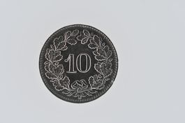 Schweizer Münze 10 Rappen 1938 - Selten und gut erhalten!