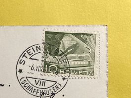 AK  Stein am Rhein, mit Schloss Hohenklingen, 6.VIII.57 . 16