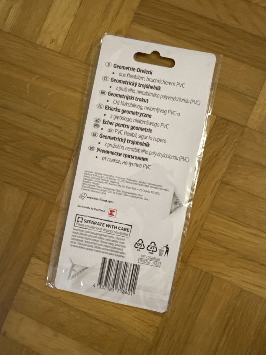 Sonstiges Schreiben & Zeichnen: Geodreieck – Neu und originalverpackt aus Winterthur von ani_6p9f 1