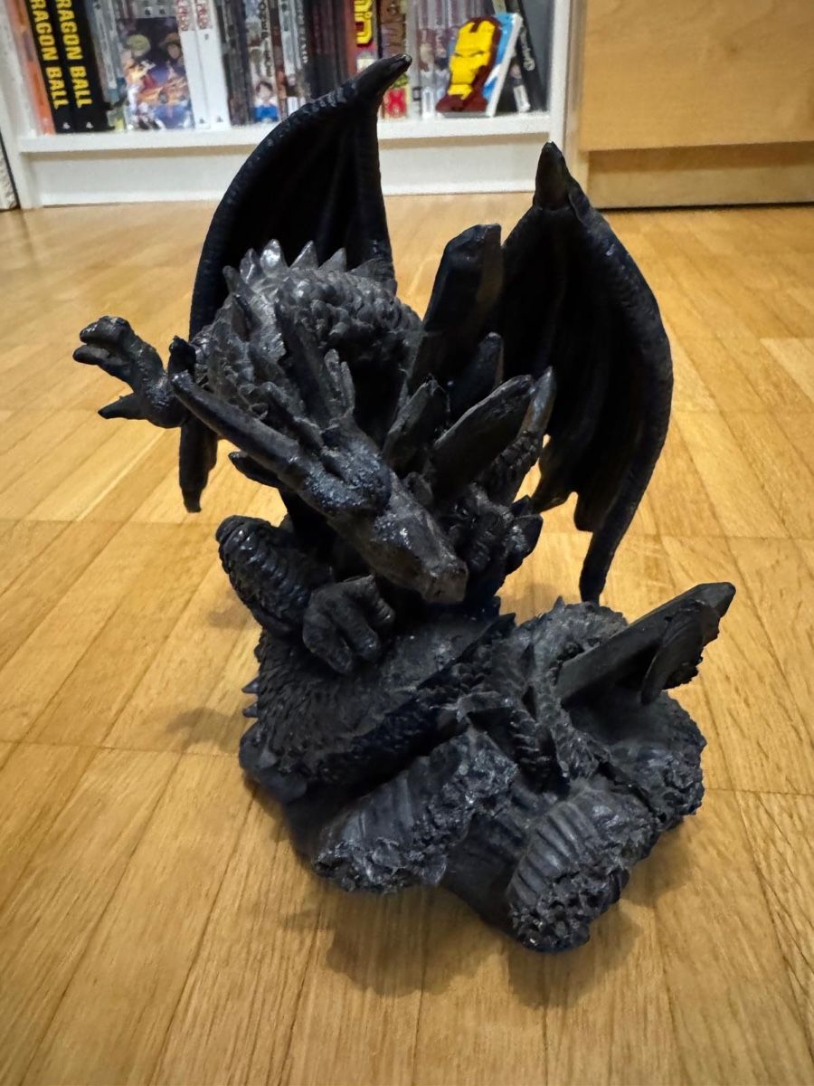 Statuette: Statua drago nero fantasy – Nuovo (secondo la descrizione) da Viganello venduto da Lolland_7 1
