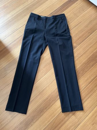 Elegant Rene Lezard Black Trousers, Size 36