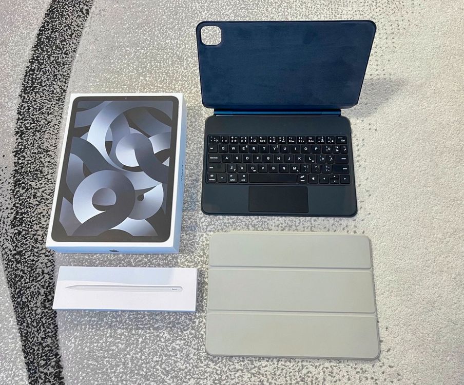 Apple iPad Air 5 (2022) 256GB mit M1 Chip und Zubehör | Kaufen auf Ricardo