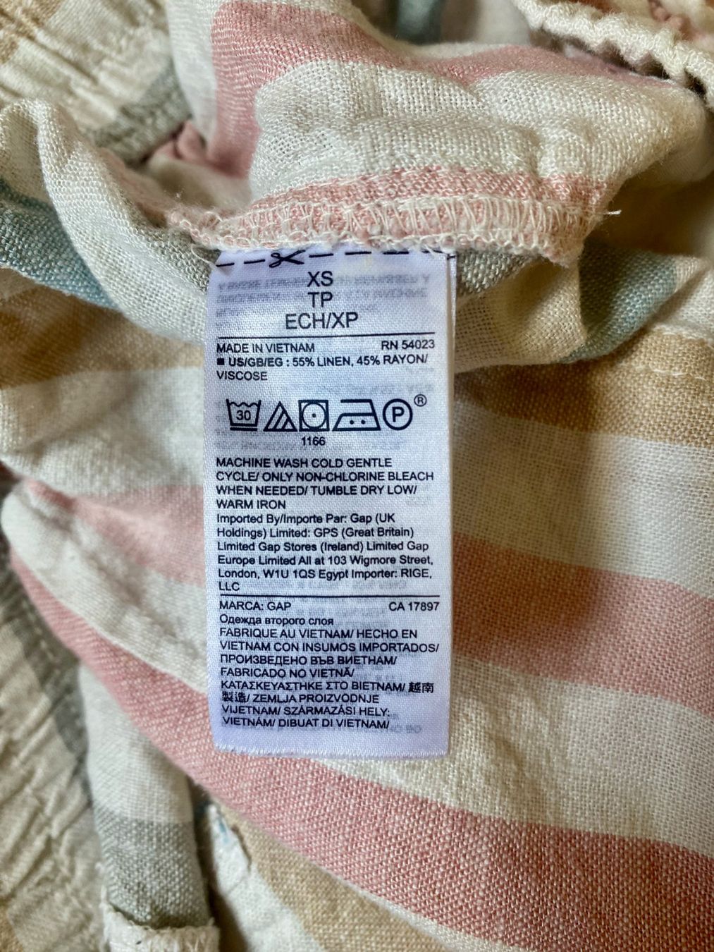 Gap Pantaloni: Leinen Shorts von Gap – Usato da Bern venduto da eli7 3