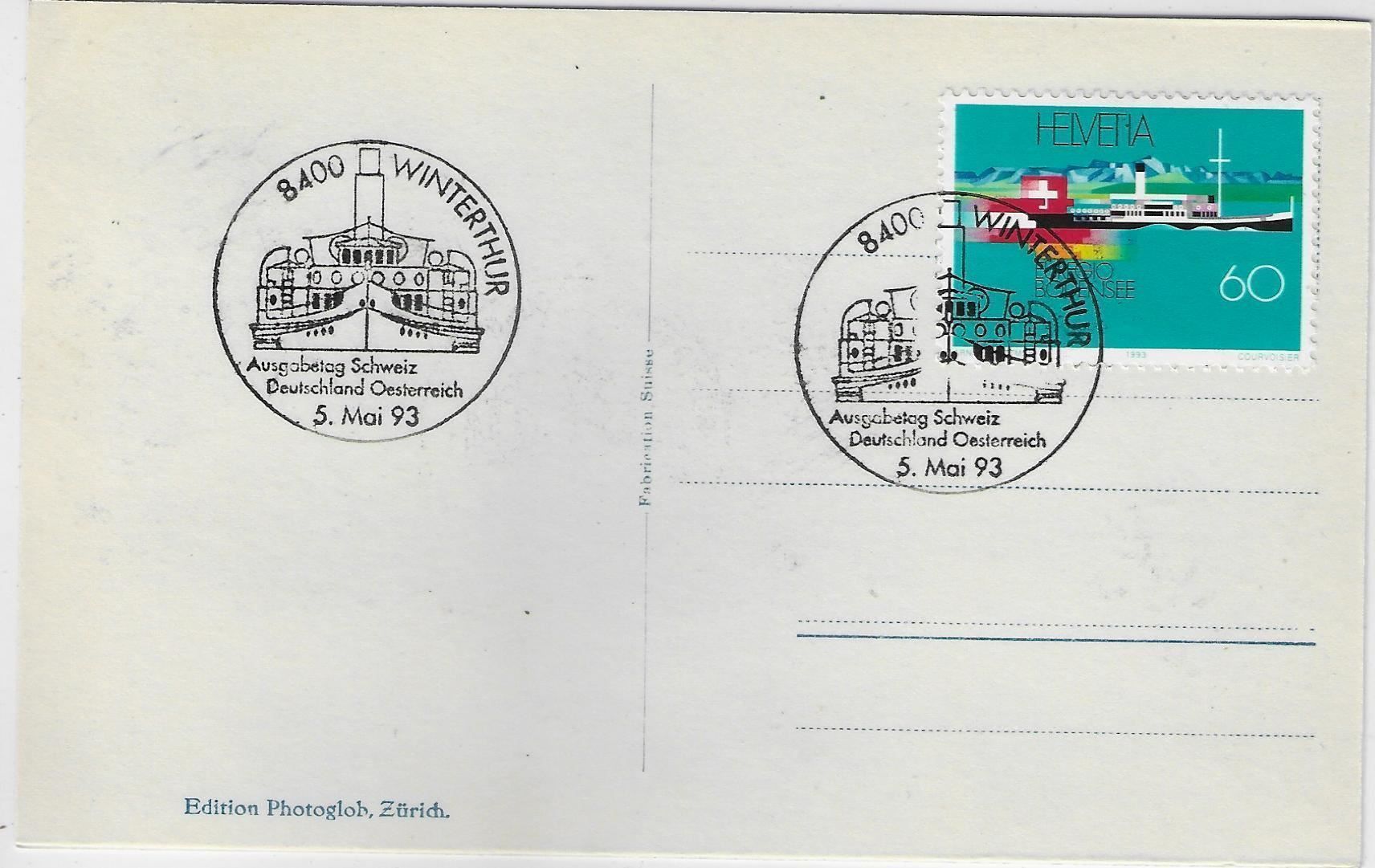 Cartoline postali: Diessenhofen - Generalansicht – Usato da Ettingen venduto da Kartenplanet 1