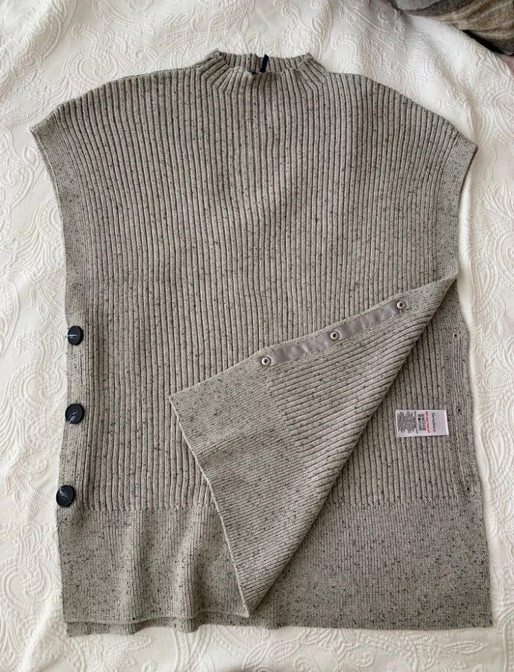 Maglioni & Felpe: Poncho Grossesse Allaitement Seraphine S/M – Usato da Moutier venduto da chDuplessy