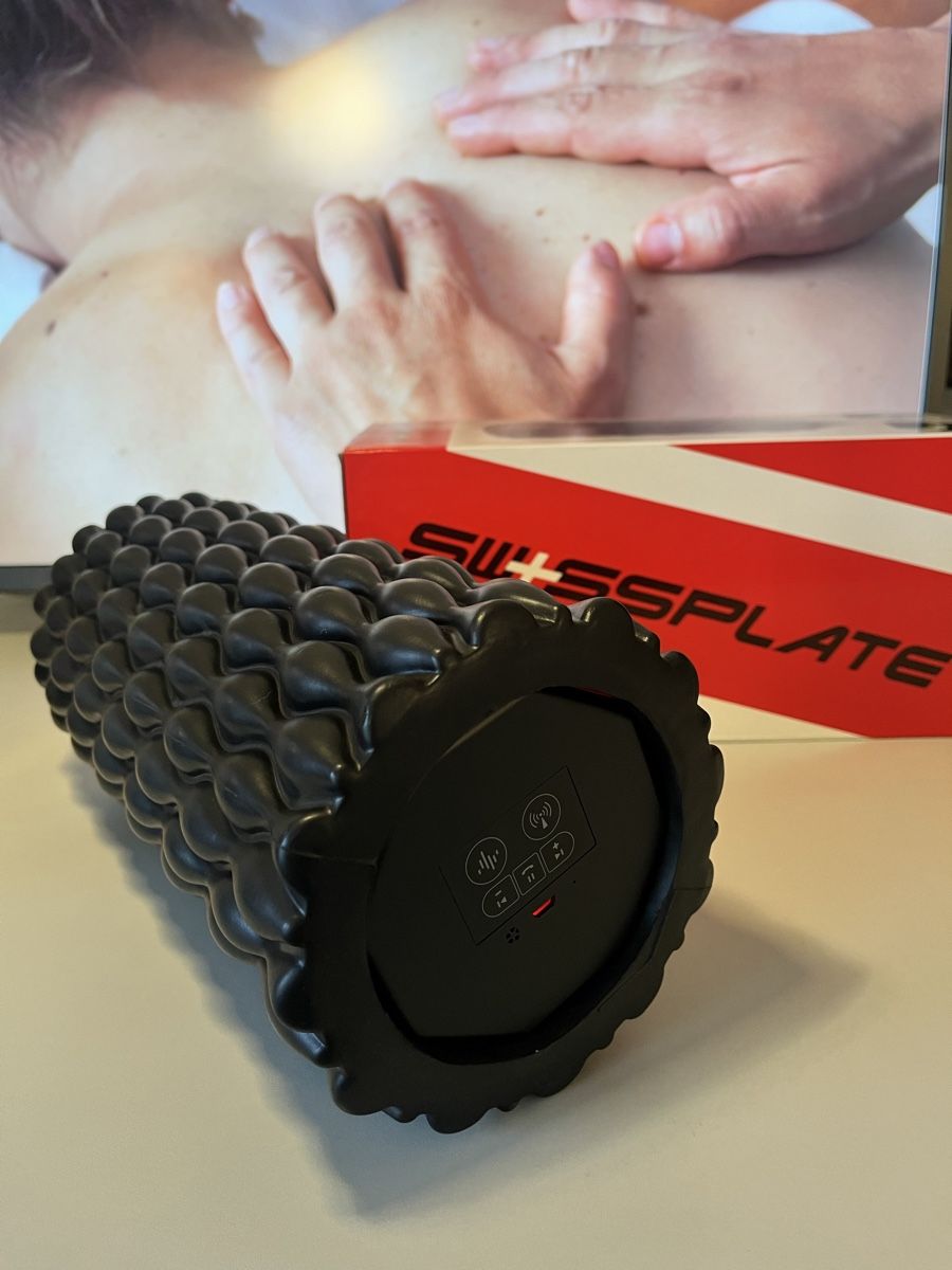 Dispositivi per massaggi: Faszienrolle Massagerolle Vibration Roll – Nuovo (secondo la descrizione) da Bremgarten AG venduto da david12345 1