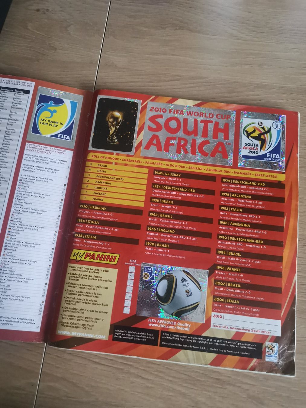 Panini Album: Fifa World Cup South Africa 2010 – Usato da Haag (Rheintal) venduto da Fausch1993 1