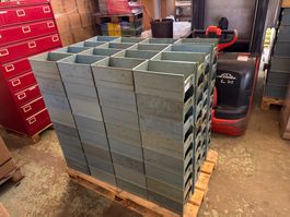 128Stk gebrauchte Sichtlagerboxen Kunststoffboxen