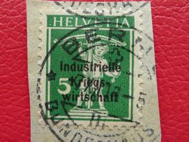 Industrielle Kriegswirtschaft Nr.10 gestempelt BERN Kat 95.-