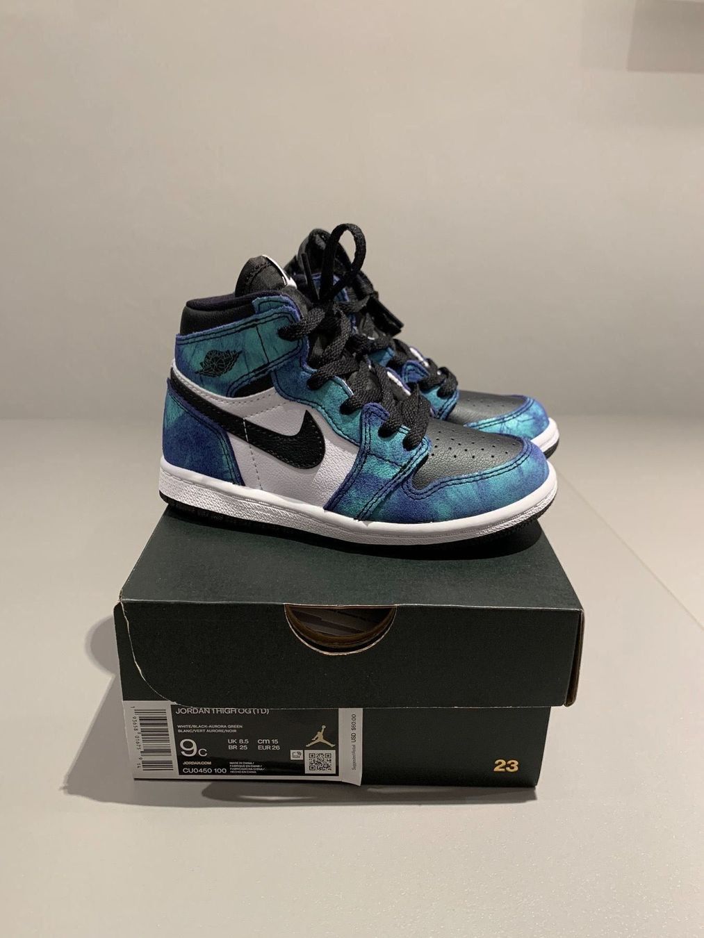 Jordan Scarpe per ragazzi: Jordan Tie&Dye – Nuovo e nell'imballaggio originale da Sion venduto da Alpin_Golf 1