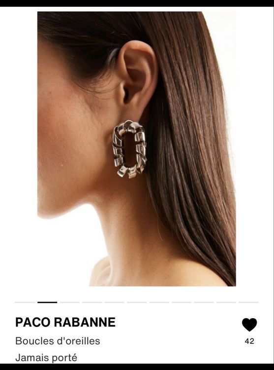 Boucles D'oreilles Longues Jamais Portées - Fermoir Clou, Sans Emballage