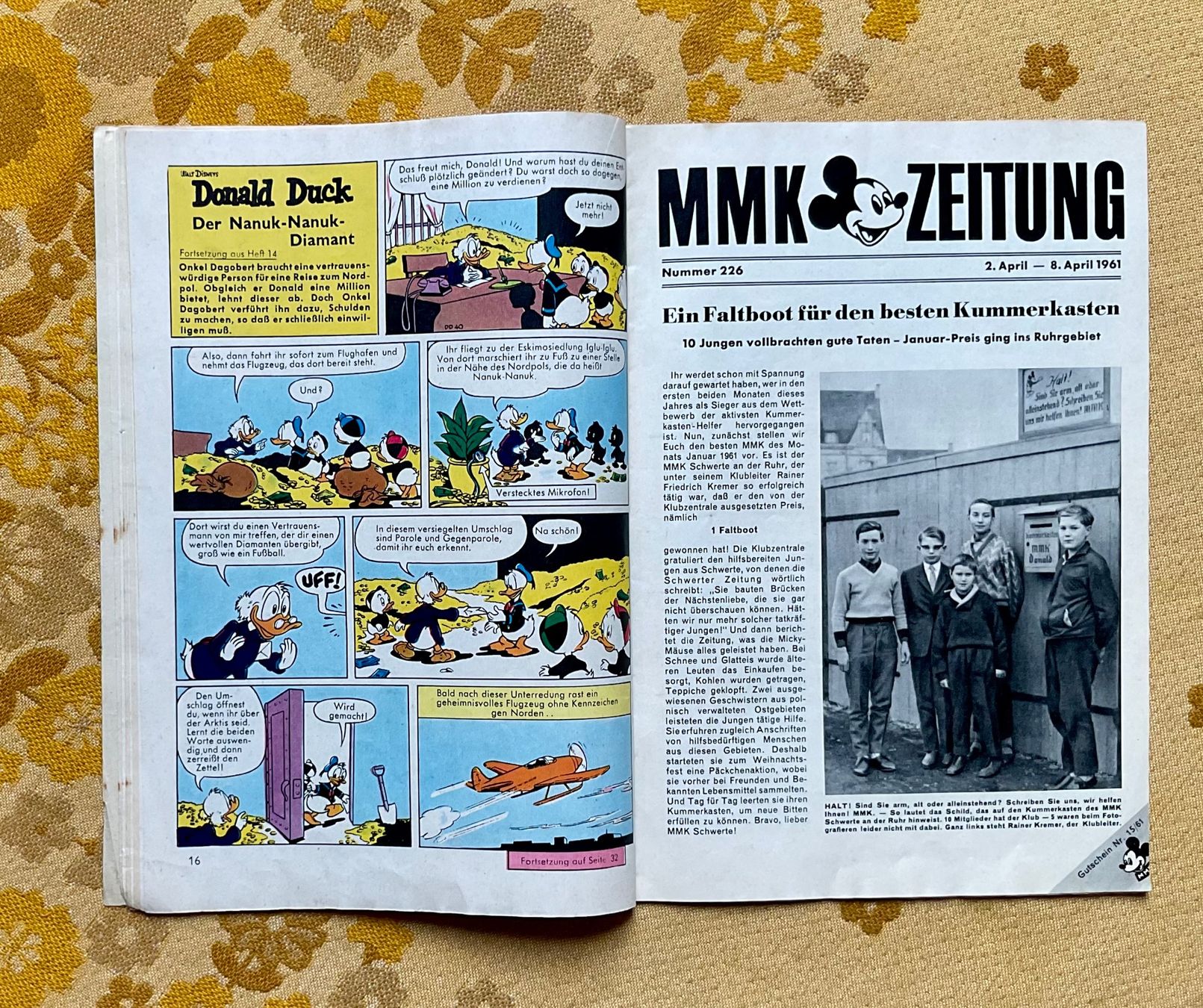 BD: Micky Maus Heft Nr 15 von 1961 – D'occasion à Endingen par nathan05 4