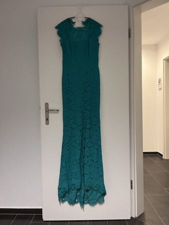 Festliches, elegantes Abendkleid, Grün, Grösse 36