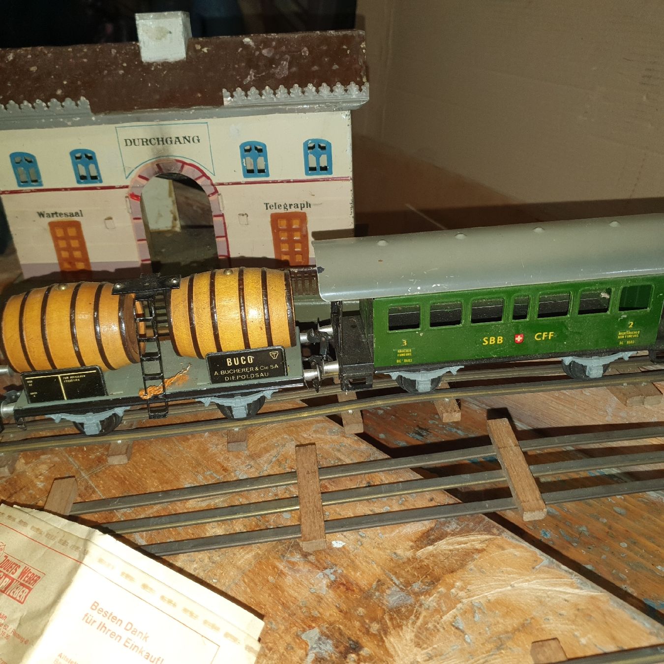 Buco Giocattoli: Buco Eisenbahn Bahnhof antik – Usato da Uesslingen venduto da 1Atelier 4