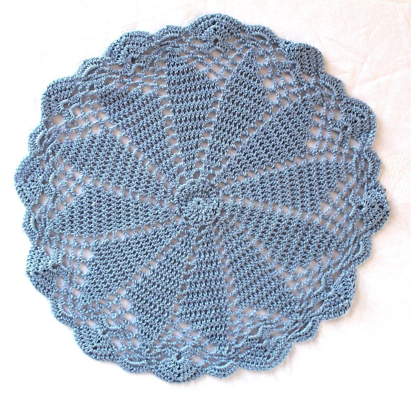 Altra biancheria da tavola: Tischwäsche Hellblau , Durchmesser ca. 29.5 cm – Usato da Locarno venduto da fripui
