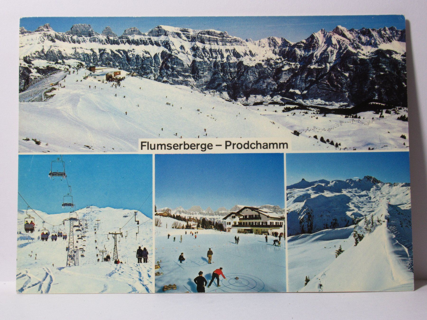 Cartoline postali: Flumserberge - Prodchamm 1990 – Usato da Grenchen venduto da Bluemchen1900