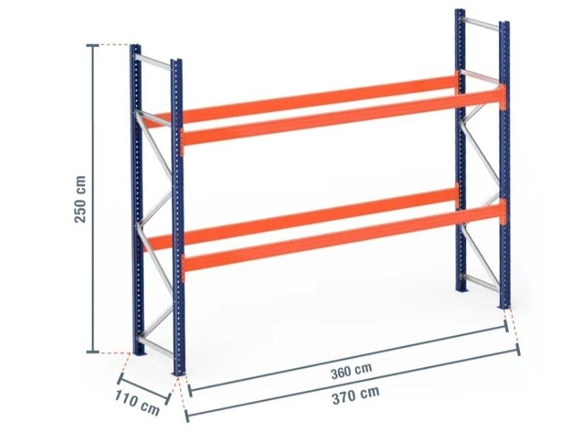 Scaffali: Paletten Regal – Usato da Würenlingen venduto da Di-Ki 1