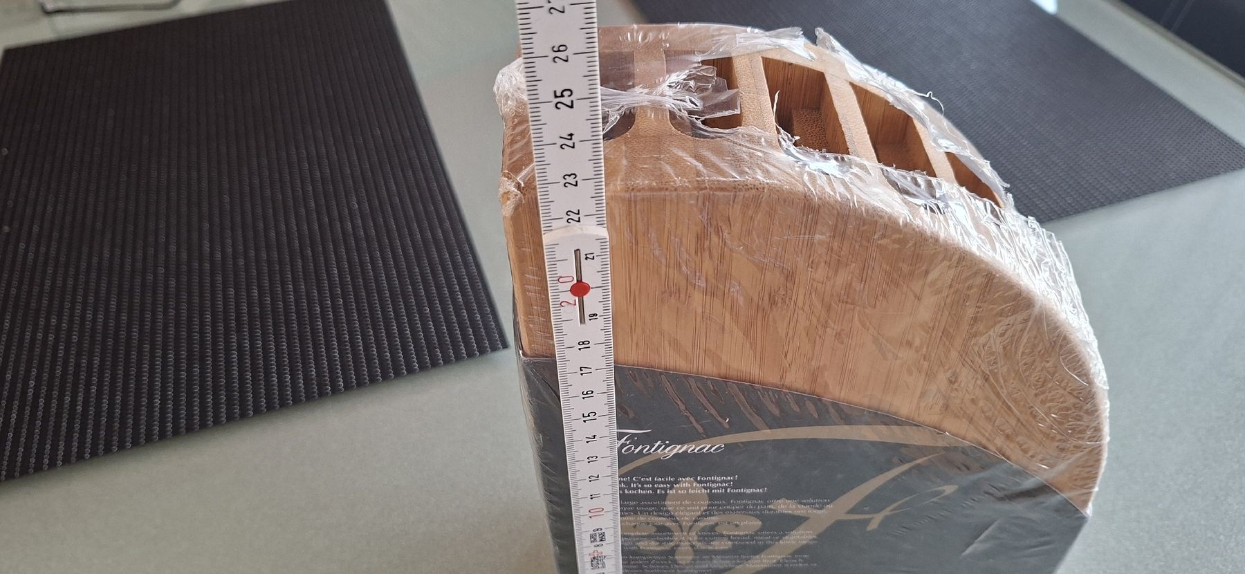 Wandhalterungen: Bambus Messerblock – Neu und originalverpackt aus Bern von Stalino