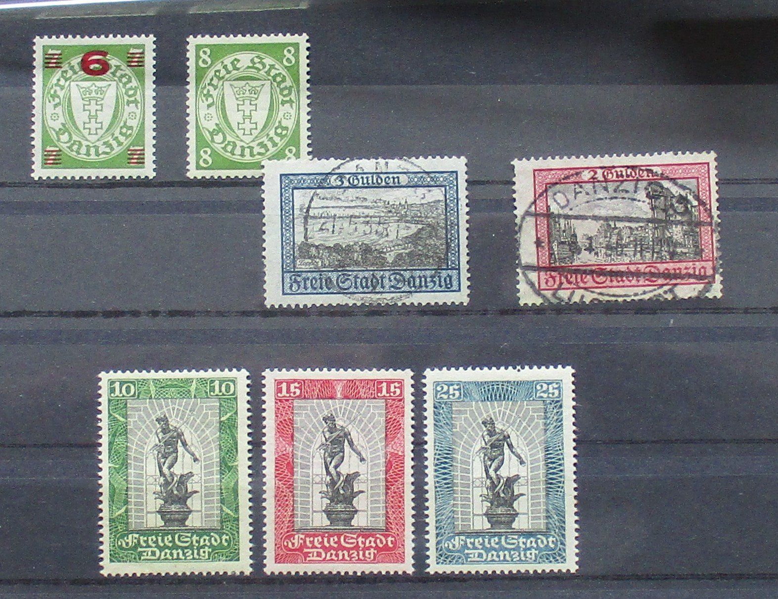 Alle Briefmarken: Lot Danzig – Gebraucht aus Mühlau von Goelfli