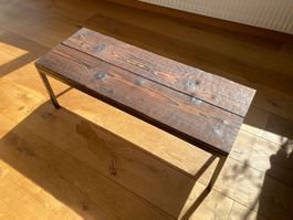 Charaktervolles Beistelltischlein, handgemacht, 90x34x31cm