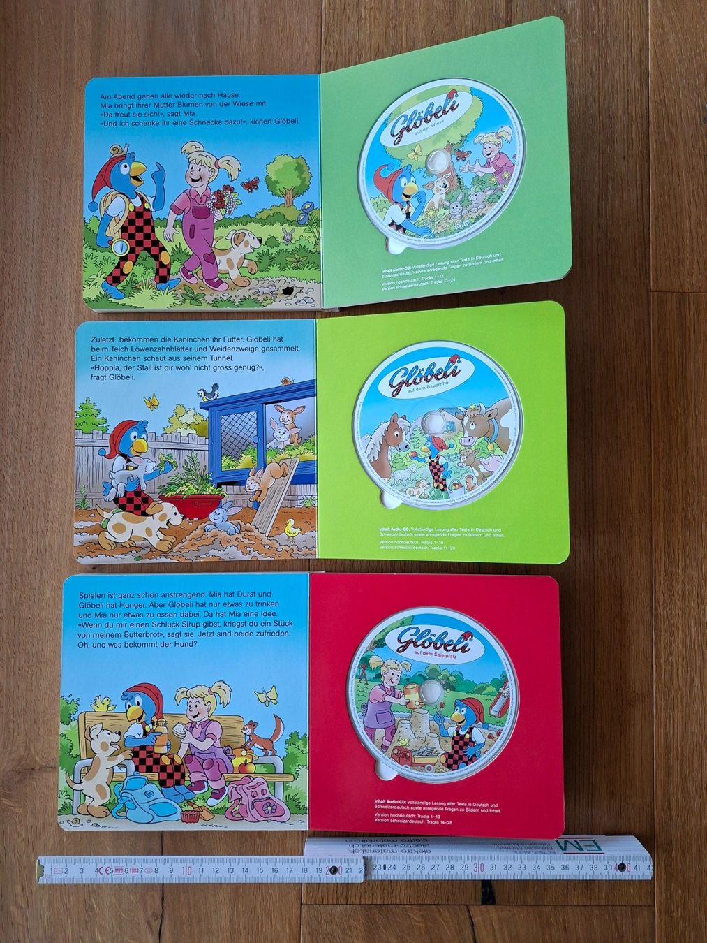 Bücher: 3x Glöbeli mit Begleit-CD - Globi Verlag – Gebraucht aus Altnau von willpower71 1