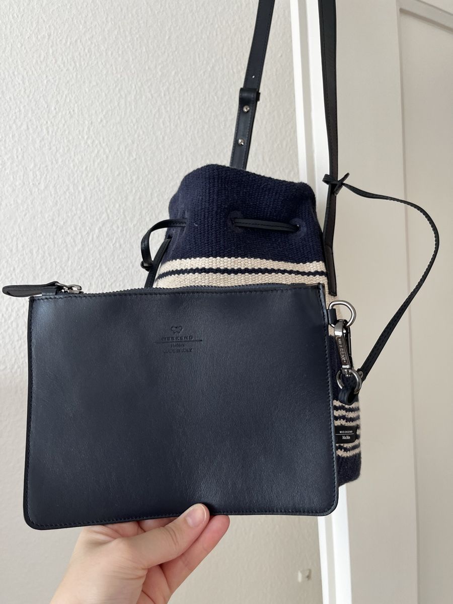 Max Mara Taschen für Damen: Weekend MaxMara Beuteltasche blau/weiss gestreift – Neu (gemäss Beschreibung) aus Olten von hahnice99 6