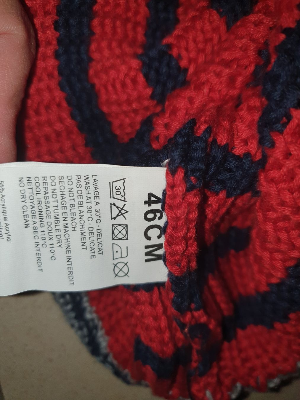 Levi's Altro abbigliamento per bambino: Strick Kappe Mütze Levis mit Pompon Grösse 46cm – Nuovo (secondo la descrizione) da Uetendorf venduto da Judi80 1