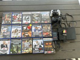 Playstation 2 Game- Konsole mit vielen Spielen