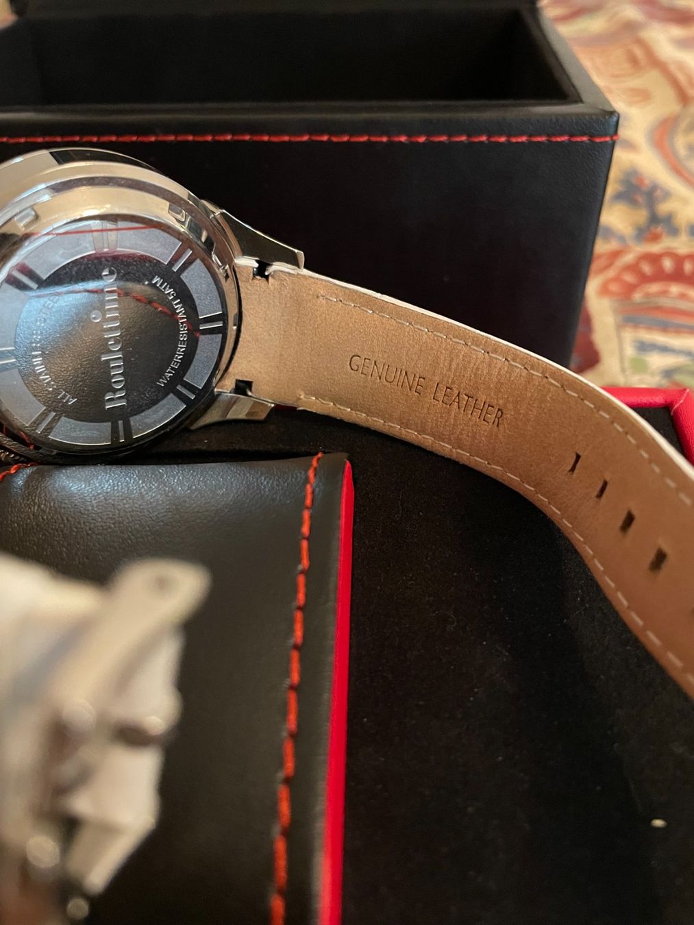 Orologi: Roulettime (White Leather Strap) – Nuovo e nell'imballaggio originale da Chiasso venduto da Er_Mon 9