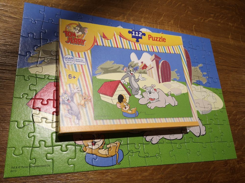 Tom & Jerry Puzzle (Gebraucht) in Vordemwald für CHF 3.5 – mit ...