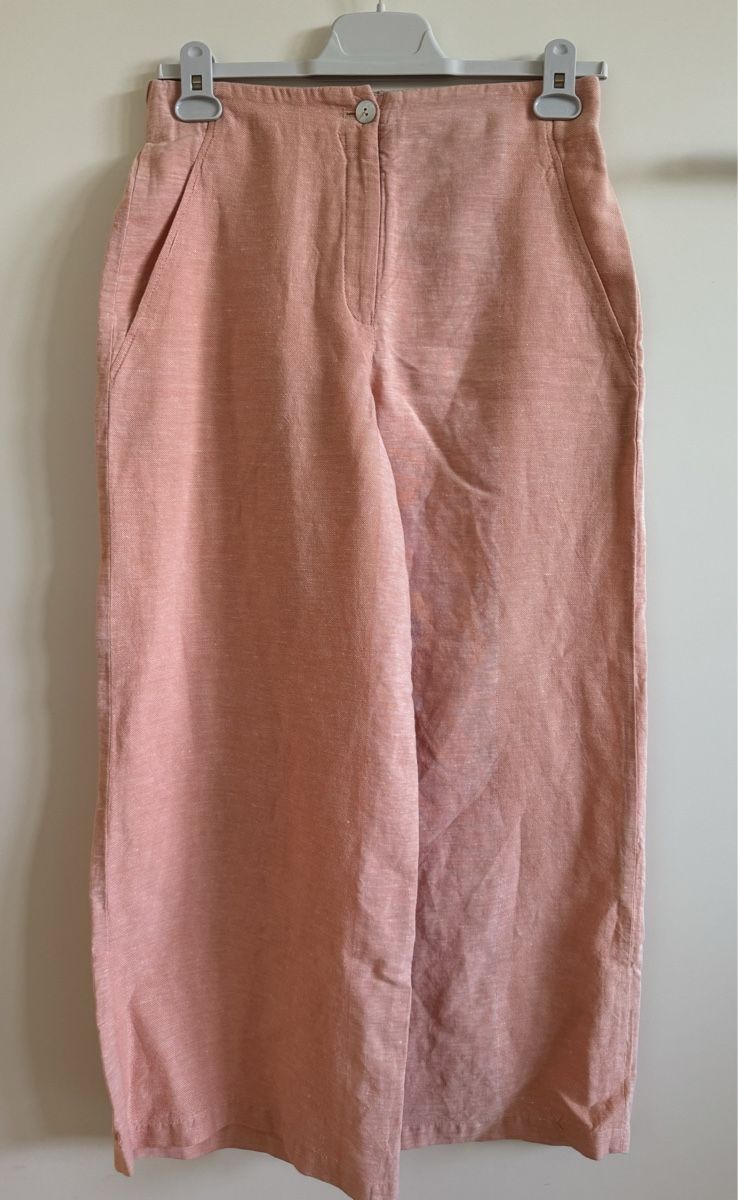 Oska Pantaloni: Pantalon large OSKA, lin et coton, taille 1 – Nuovo (secondo la descrizione) da Morges venduto da sandy069