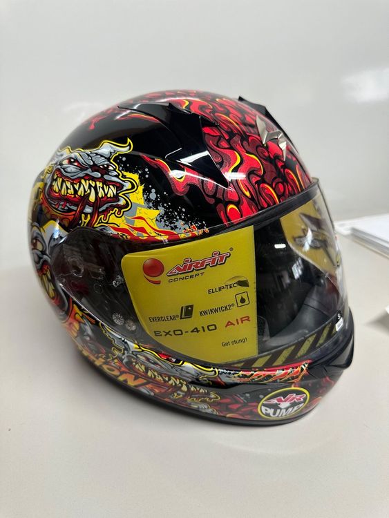 Casques & visières: Scorpion Exo-410 Air Hellhound Gr. S (56 cm) – Neuf avec emballage d'origine à Schänis par alegra8853 3