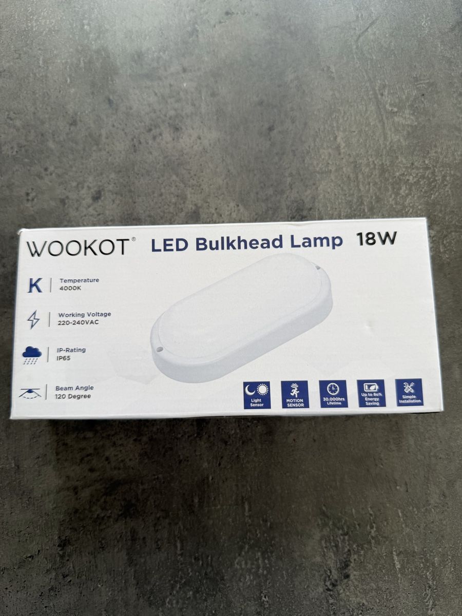 Kronleuchter & Deckenlampen: WOOKOT LED Deckenleuchte 18W IP65 Neuware – Neu (gemäss Beschreibung) aus Seuzach von kaufes8