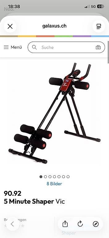 Hometrainer: 5 Minute Shaper – Gebraucht aus Dietikon von Cile5340 1