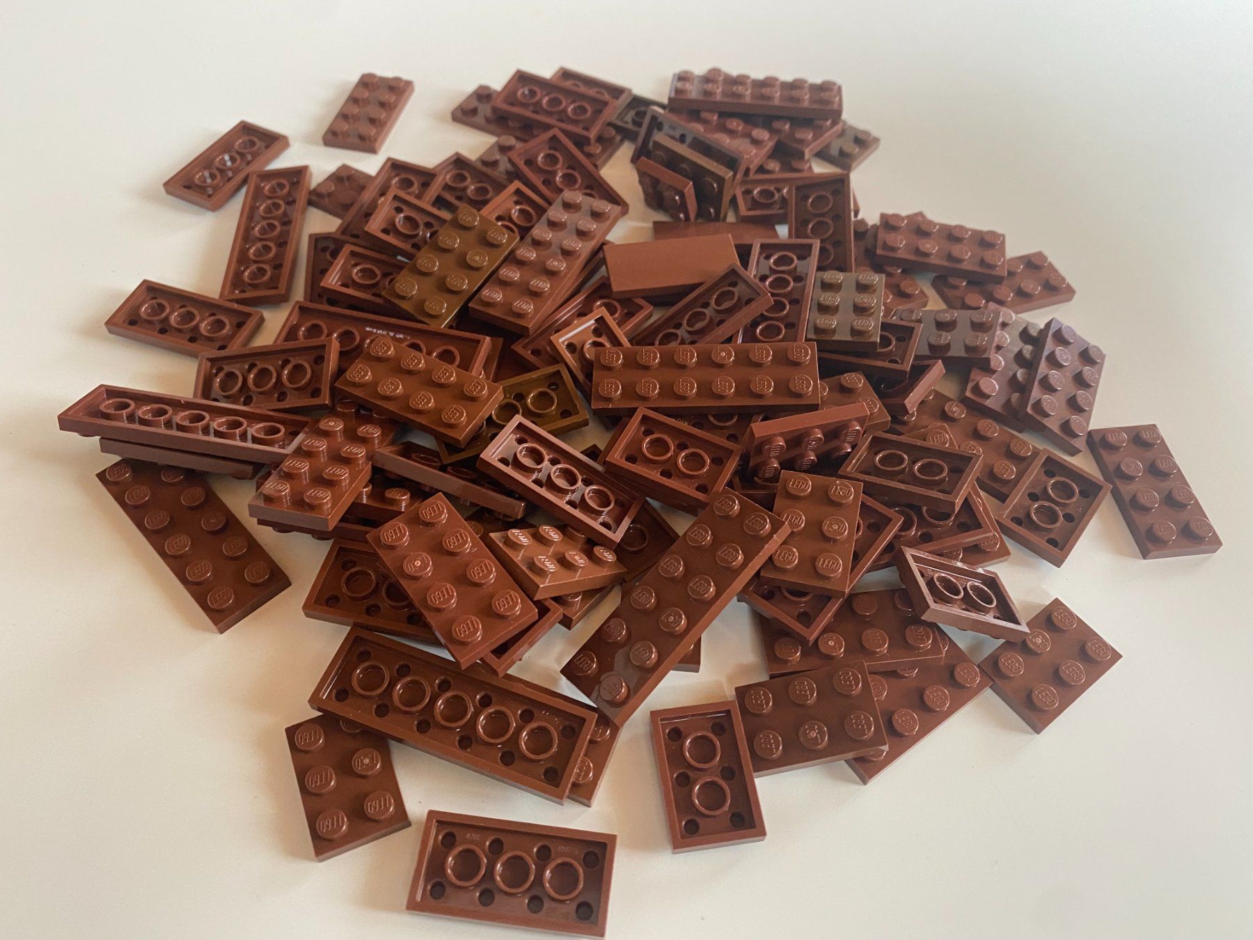 Lego Giocattoli: LEGO - 100 - BRAUNE - ZWEIERPLÄTTLI – Usato da Gelterkinden venduto da ajdt4