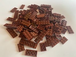 LEGO - 100 - BRAUNE - ZWEIERPLÄTTLI