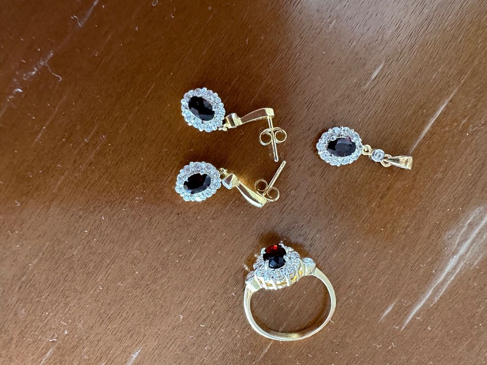 Autres bijoux: Schmuck Set Silber vergoldet – D'occasion à Sigriswil par Sehrazade 2