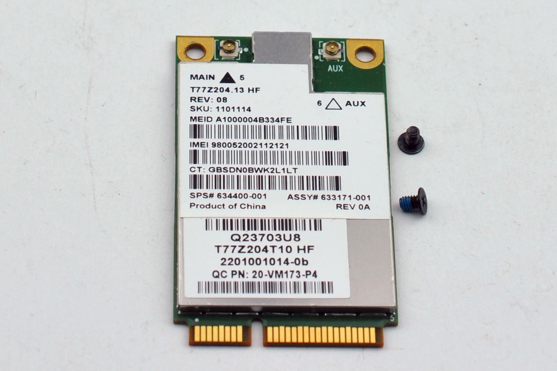 WiFi: HP HSPA+ UMTS Mobile Breitbandmodul – Usato da Wittenbach venduto da rbstore