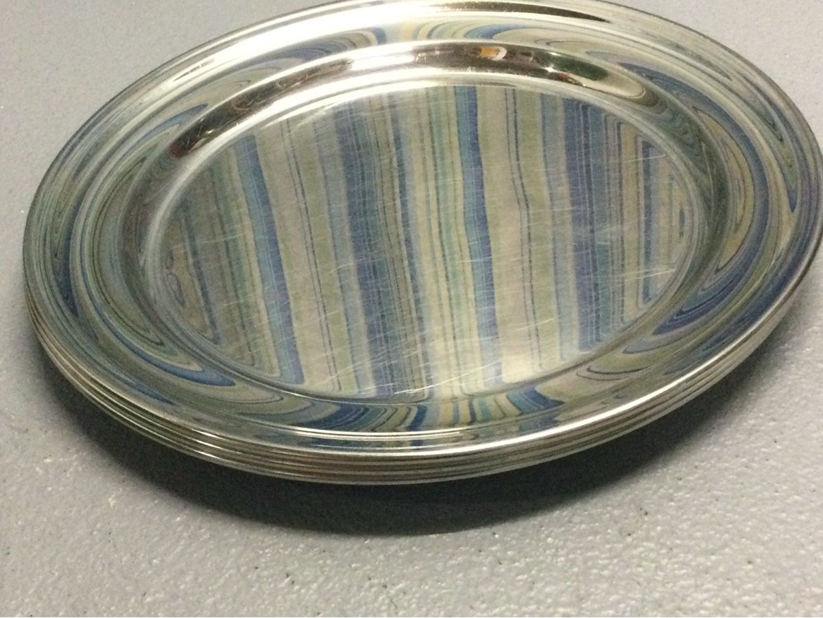 Elettrodomestici da cucina: 3 Chromstahlplatten rund – Usato da Schaffhausen venduto da Josh01 1