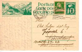 Bildpostkarte nach Deutschland