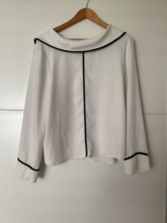 Damen Bluse ZARA BASIC weiss Grösse L