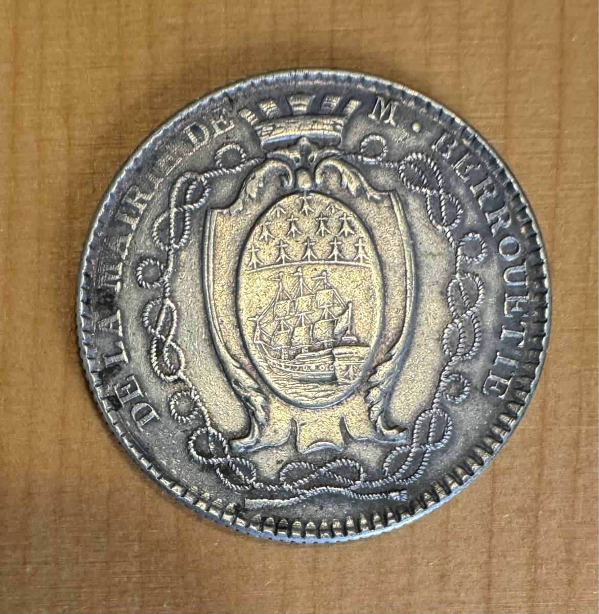 Medaillen: Jeton Nantes 1782 - 1783 – Gebraucht aus Meilen von coins4sale 1