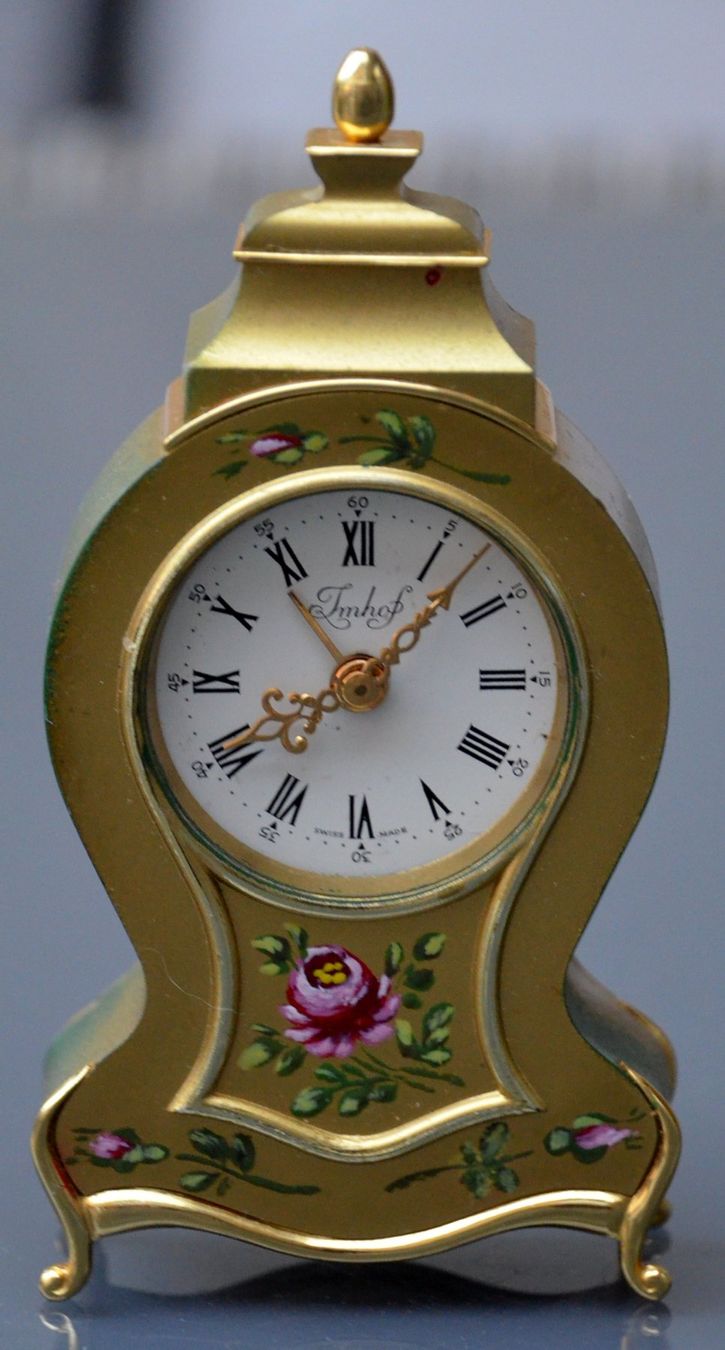 Imhof Orologi da terra & Orologi da parete: ImHof Mini-Pendeluhr / mini-pendule – Usato da Collonges venduto da arashee 3