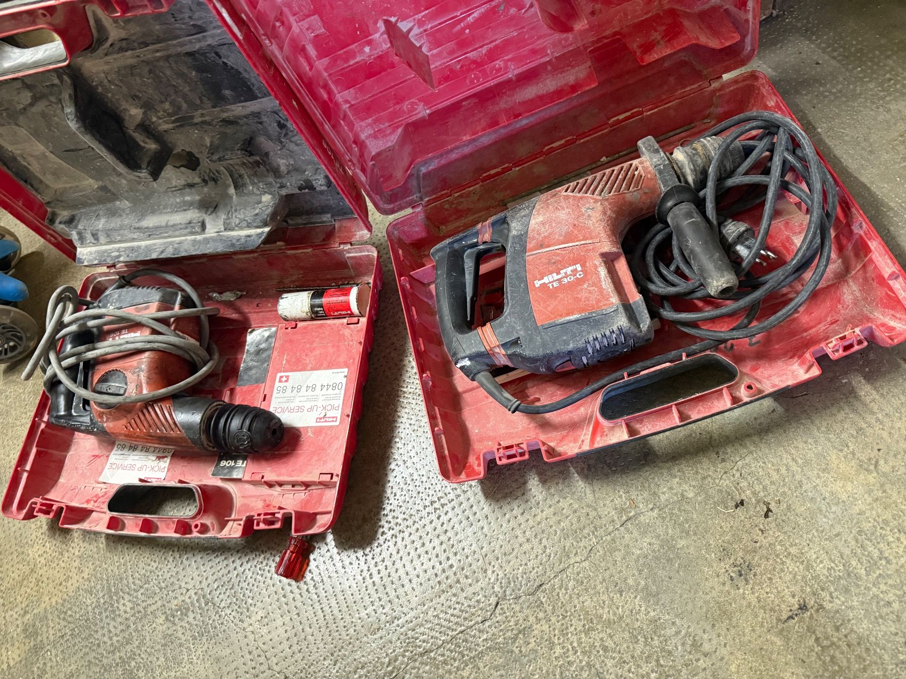 Hilti Tutti gli attrezzi: Hilti Set: TE 30-C + TE 106 mit Koffer – Usato da Zwingen venduto da nen_fb9g 3