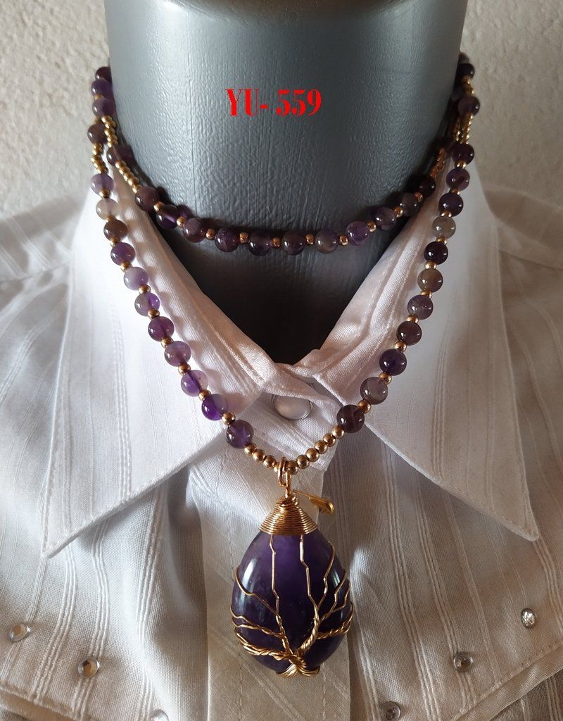 Catenine: Amethyst Halskette – Nuovo (secondo la descrizione) da Halden venduto da YUSEN012 3