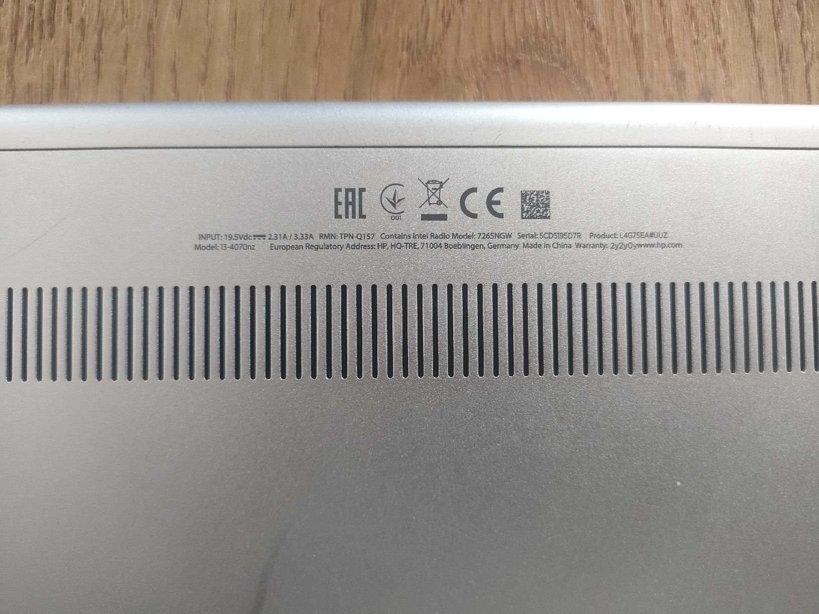 Hewlett Packard Notebook: HP Spectre Laptop – Difettoso da Uttigen venduto da kim_b8h9 2