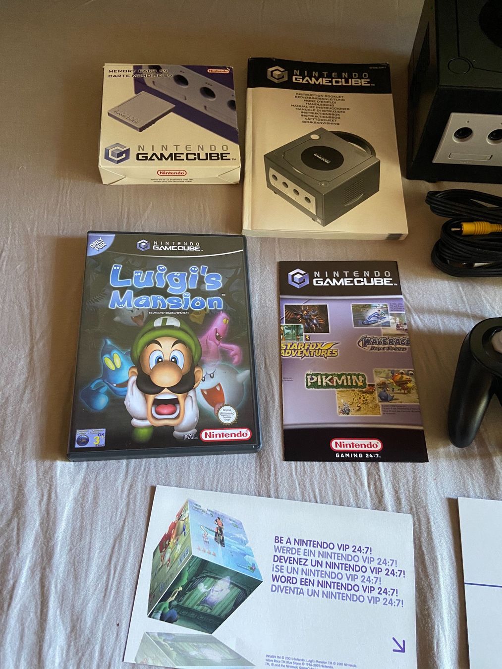 Nintendo Konsolen: Nintendo Gamecube in OVP inkl. Controller, Memory Card, Game – Gebraucht aus Balsthal von  2