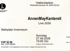 AnnenMayKantereit 2 Stehplatz Tickets