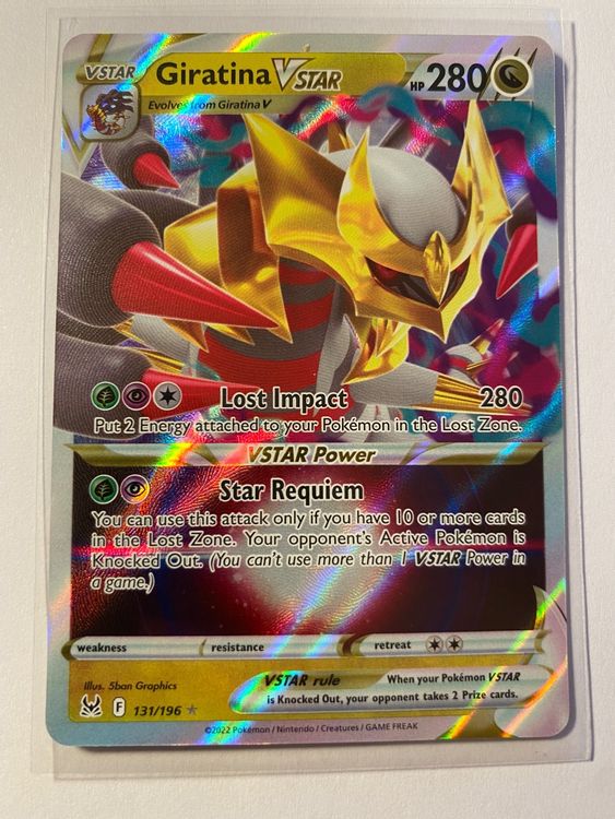 Pokemon Giratina VStar 131/196 Lost Origin EN (Neu (gemäss Beschreibung ...